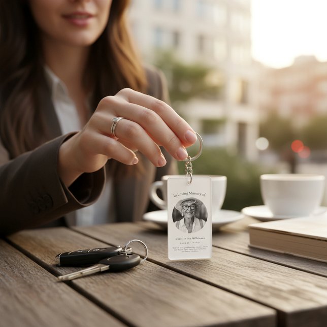 in loving memory modern simple prayer card  (Skapare uppladdad)