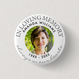 In Loving Memory Modern White Photo Memorial Knapp