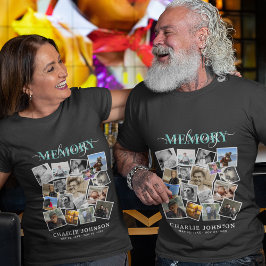 In Loving Memory Photo Collage Memorial T Shirt