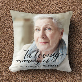 In Loving Memory Photo Kudde