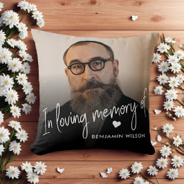 In Loving Memory Photo Kudde