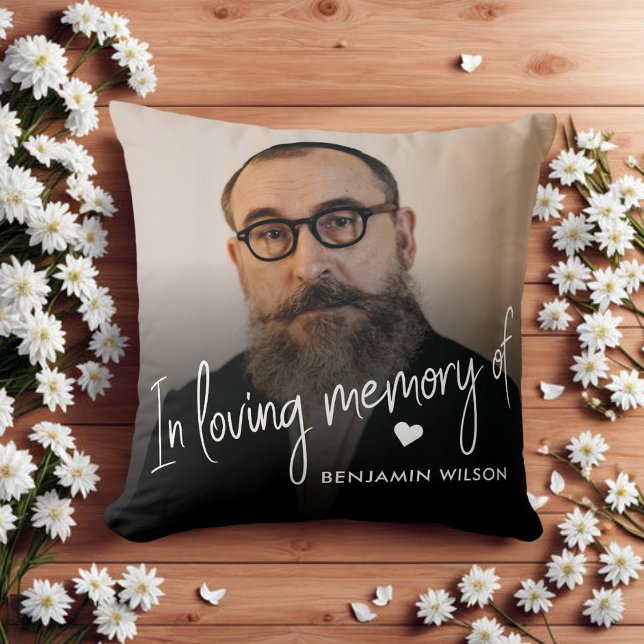 In Loving Memory Photo Kudde (Skapare uppladdad)