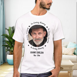 In Loving Memory Photo Memorial T Shirt