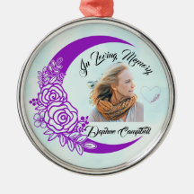 In Loving Memory Photo Memory Ornament
