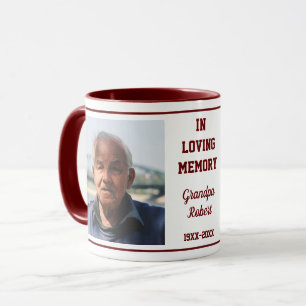 In Loving Memory Remembran 2 Photo Keepsaké Mugg