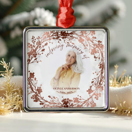 In Loving Memory Ro Foil Photo Memorial Julgransprydnad Metall