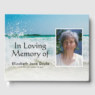In Loving Memory   Strand Ocean Begravning Minnesm Gästböcker