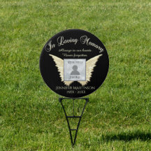 In Loving Memory Yard Sign