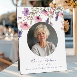 "In-lyft minne" Flower Photo Funeral Memorial