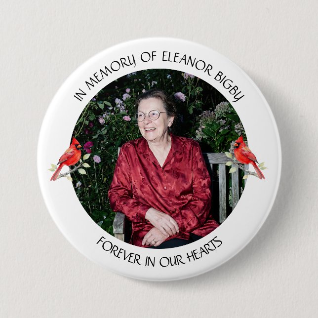 In Memory of | Cardinal Memorial Keepsake Knapp (Framsida)