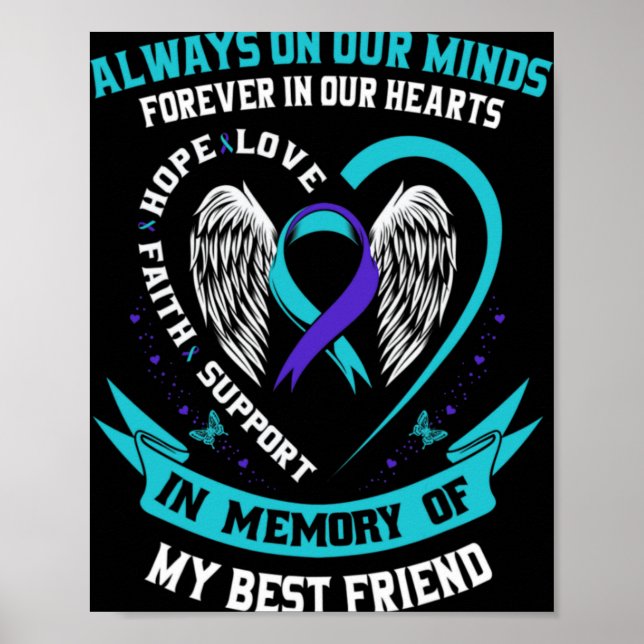 In Memory Of My Friend Suicide Awareness Prev  Poster (Framsidan)