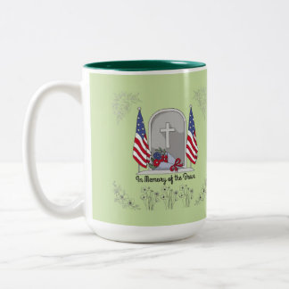 In memory of the brave sage Två-Tonad mugg