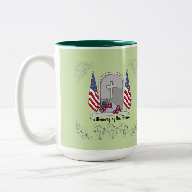 In memory of the brave sage Två-Tonad mugg (Vänster)