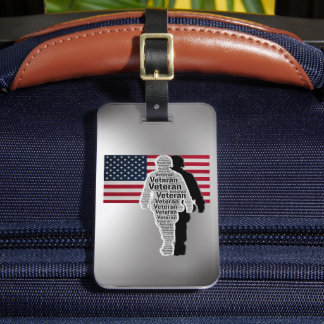 In Memory of Veterans Luggage Tag Bagagebricka