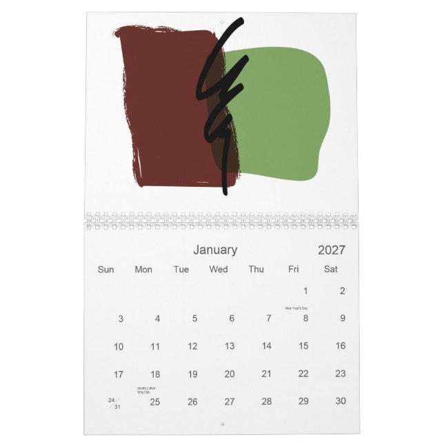 "in mot Satori…", Kalender (Jan 2027)