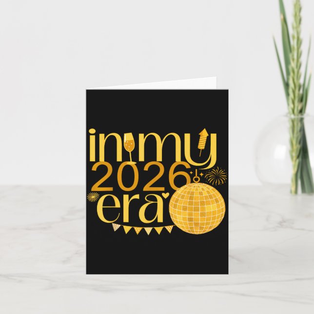 In My 2026 Era Happy New Year Party Countdown Fami Kort (Framsida)