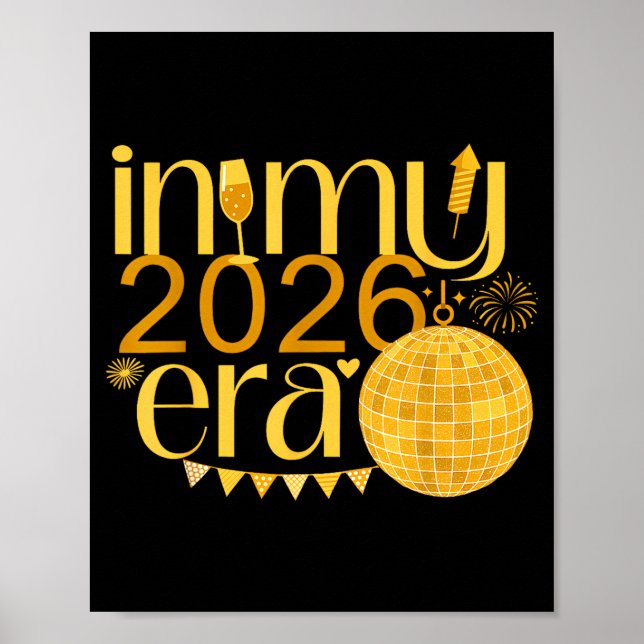 In My 2026 Era Happy New Year Party Countdown Fami Poster (Framsidan)