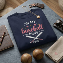 In My Baseball Mom Era Funny Baseball Mom T Shirt