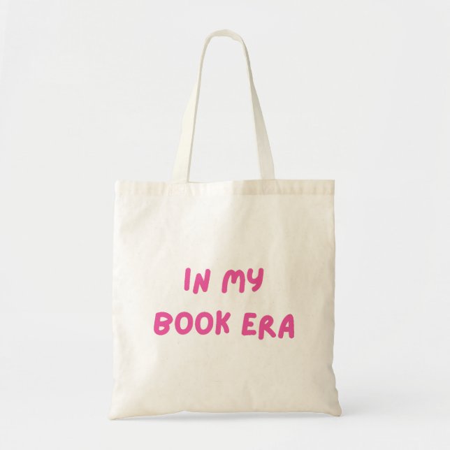IN MY BOK ERA - Tote Bag ❤️ ‍ 🔥 Tygkasse (Framsidan)