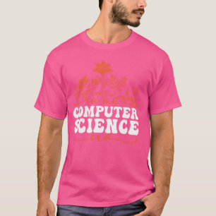 In My Computer Science ERA Blommigt Design T Shirt