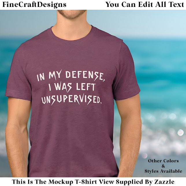 In My Defense Funny Reason Trendy Quote  Tri-Blend T Shirt (Skapare uppladdad)