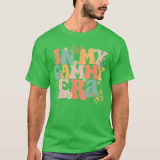 in My Gammy Era Baby Announcement for Grandma Moth T Shirt