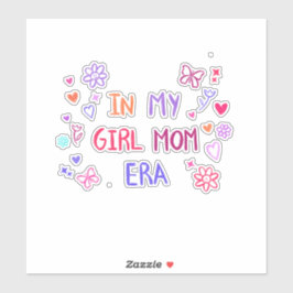 in my girl mom era CRAYON Klistermärken