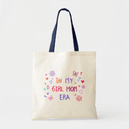 in my girl mom era CRAYON totte bag Tygkasse