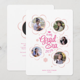 In My Grad Era 2026 Photo Collage Graduation Meddelande