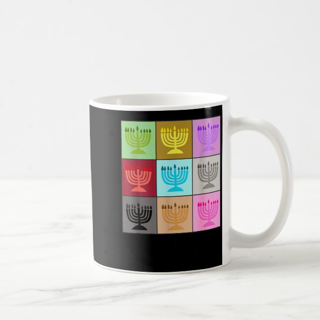 In My Hanukkah Era Ugly Jewish Xmas Funny Christma Kaffemugg (Höger)