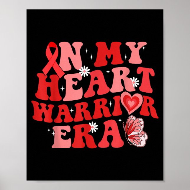 In My Heart Warrior Era Chd Heart Disease Awarenes Poster (Framsidan)