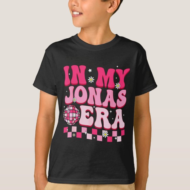 In My Jonas Era Funny Jonas Groovy 80's Men Women  T Shirt (Framsida)