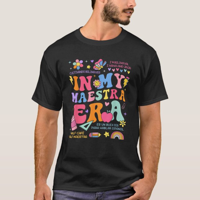 in my maestra era cinco de mayo spanish mexican te t shirt (Framsida)