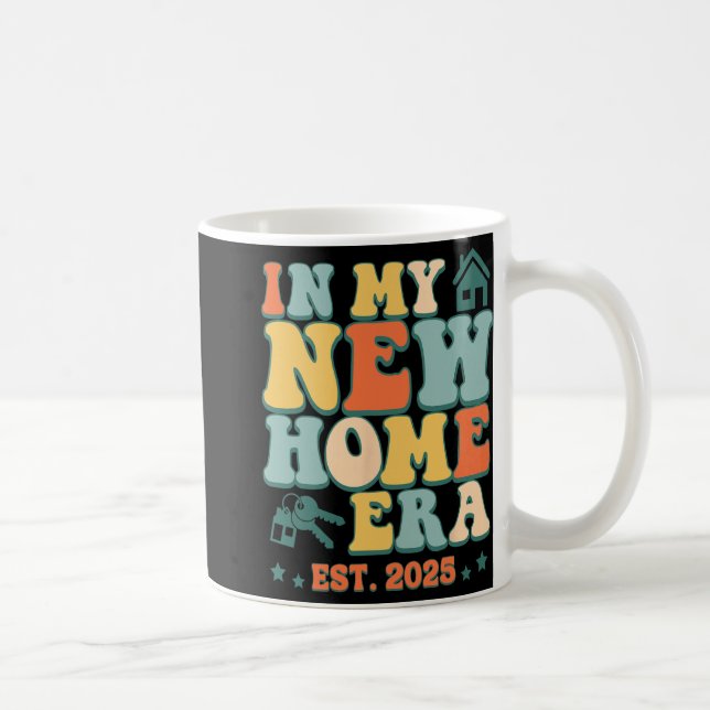 In My New Home Era, Funny New Homeowner Est. 2025  Kaffemugg (Höger)