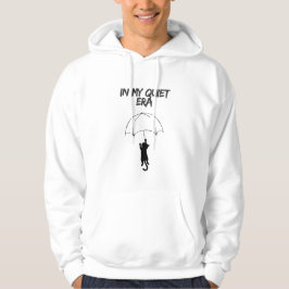 In My Quiet Era – Editable Quote Cat Hoodie