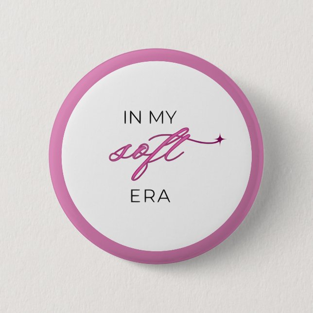 In My Soft Era - Button Pin Knapp (Framsida)