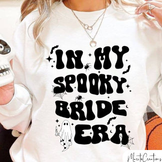 In My Spooky Bride Era, Halloween Bride, Retro T Shirt