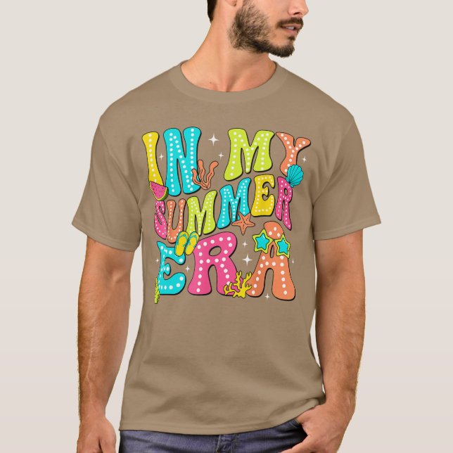 In My Summer Era Summer Break Beach Family Matchin T Shirt (Framsida)