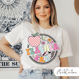 In My Teacher Era Floral, Retro Teacher's T Shirt