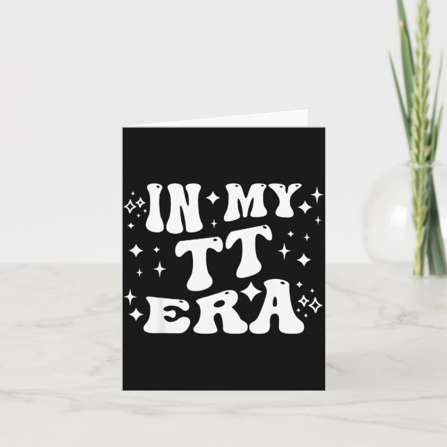 In My Tt Era Grandma Auntie Family Nickname  Kort (Framsida)