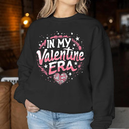 In My Valentine Era Girls Retro Disco Valentines  T Shirt