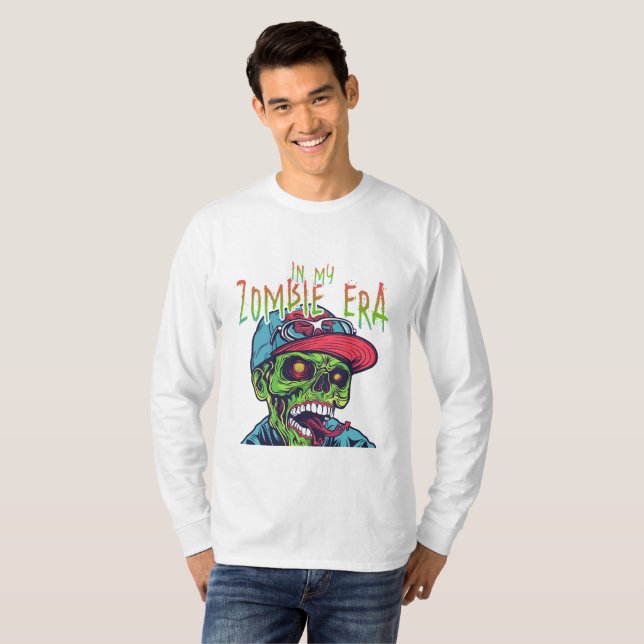 In My Zombie Era | Funny Halloween Shirt T Shirt (Hel framsida)