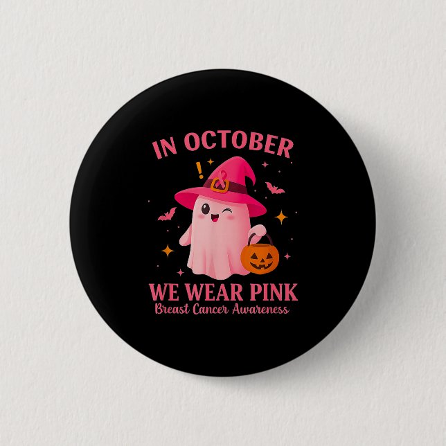 In October We Wear Nk – Breast Cancer Awareness  Knapp (Framsida)