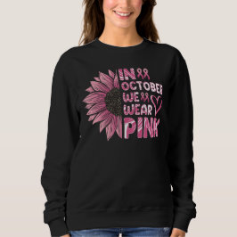 In October we wear pink T Shirt