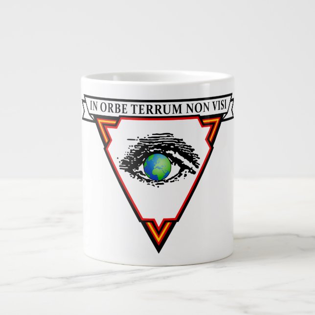 "IN ORBE TERRUM NON VISI" JUMBO MUGG (Framsidan)