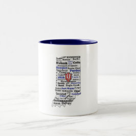 IN Ord Cloud-kaffe (V1-blått) mugg