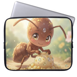 In Search of Blossom Gold Laptop Fodral
