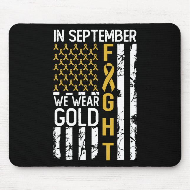 In September We Wear Gold Usa Childhood Cancer Awa Musmatta (Framsidan)