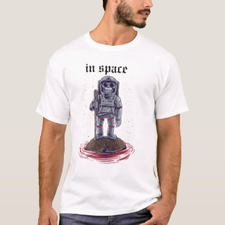 In space t shirt