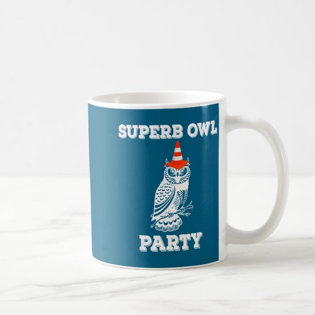 In Superb Owl Party What Shadows Kaffemugg (Höger)